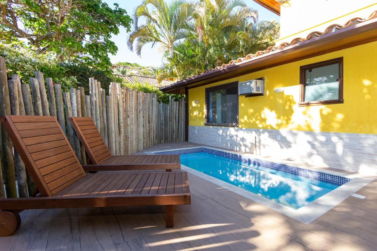 Praia Da Ferradura Com Quatro Suites E Piscina. Búzios Esterno foto